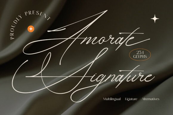Amorate Signature: The Elegant Script Font for Your Brand