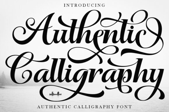 Authentic Calligraphy: A Premium Font for Brand Identity