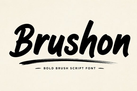 Brushon: A Bold Script Font for Web Design