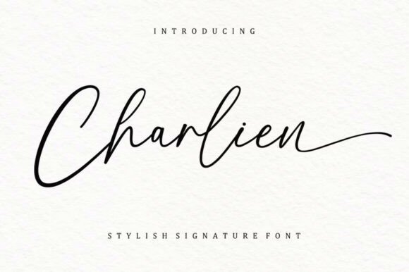Charlien: The Signature Script Font for Polished Brands
