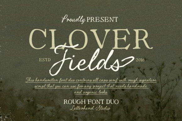 Clover Fields: A Rustic Script Font Review for Branding