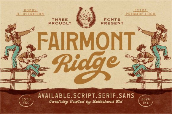 Fairmont Ridge Font: Western Charm for Makers