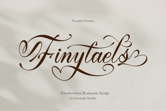 Finytaels: A Fluid Calligraphy Font for Branding