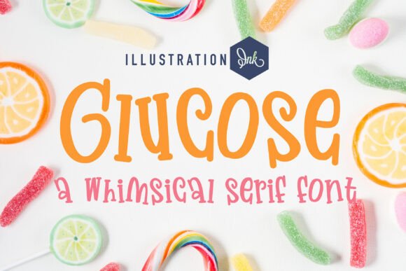 Glucose Family: A Vibrant Display Font for Brands