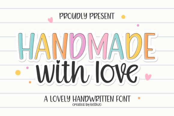 Handmade with Love Font Review for Web Design