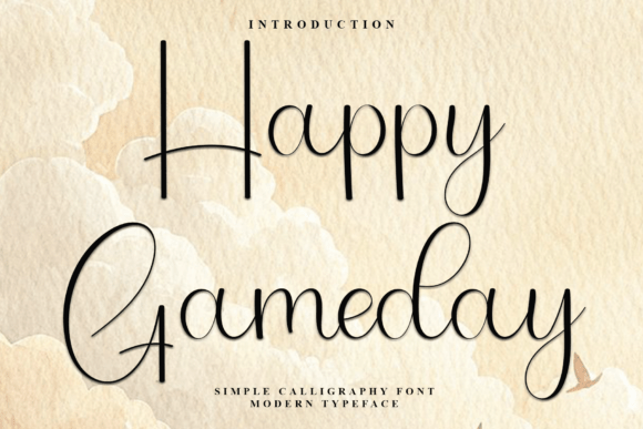 Happy Gameday: The Friendly Font for Campaigns
