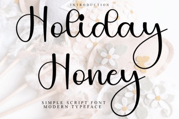 Holiday Honey: A Festive Typeface for Web Design