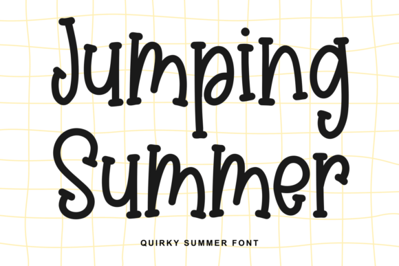 Jumping Summer: A Playful Typeface for Campaigns