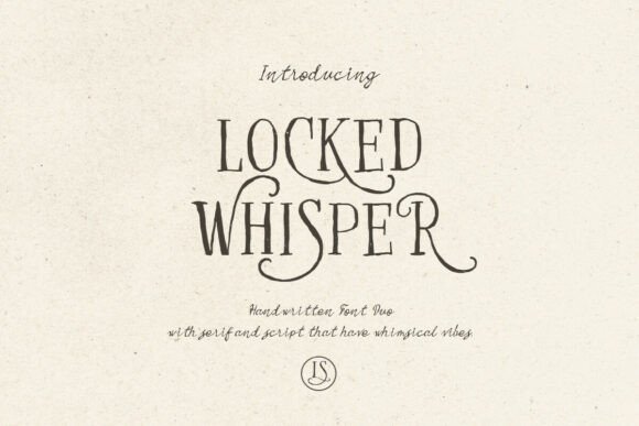 Locked Whisper: A Romantic Script Font for Web Design