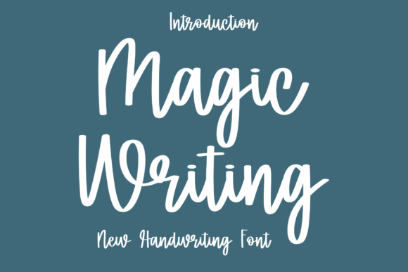 Magic Writing: A Premium Script Font for Makers