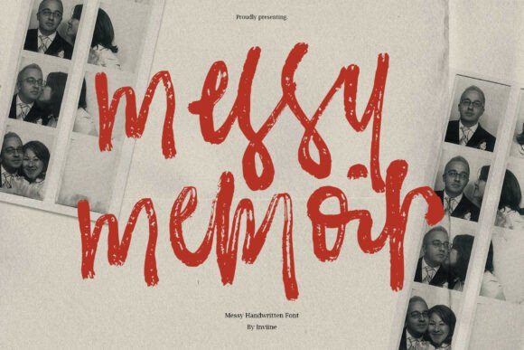 Messy Memoir: A Raw Handwritten Font for Web Design