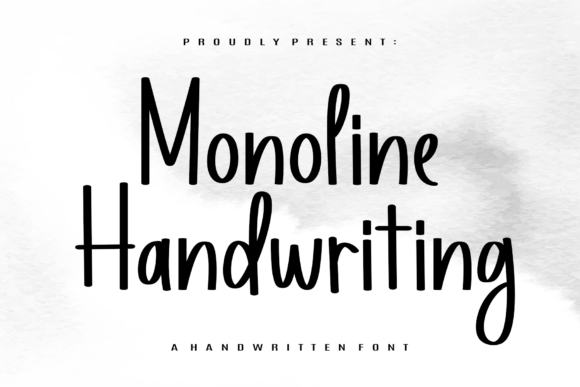 Monoline Handwriting: The Perfect Font for Your Brand