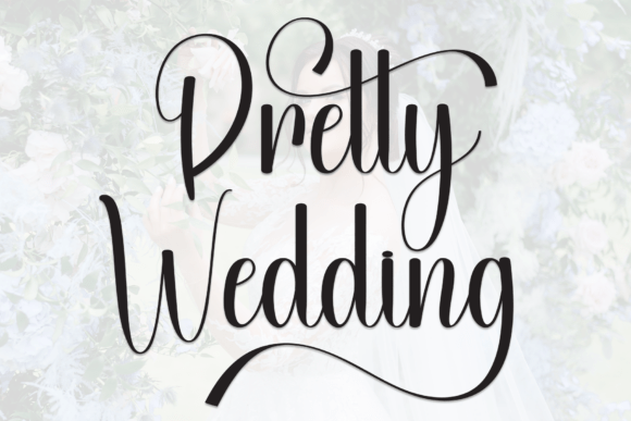 Pretty Wedding: A Handwritten Display Font for Makers