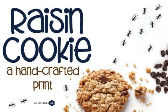 Raisin Cookie Family: A Cozy Typeface for Branding