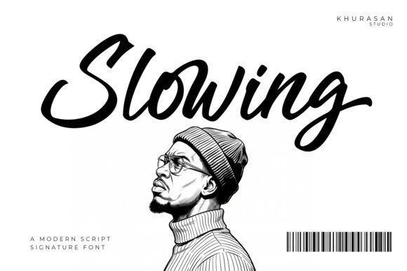 Slowing: A Handwritten Font for Authentic Branding