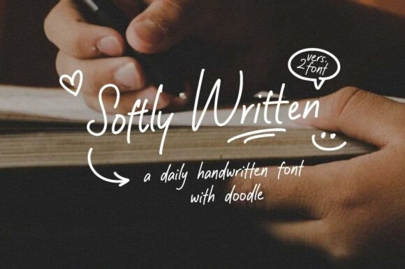 Softly Written: A Handwritten Font for Editorial Warmth