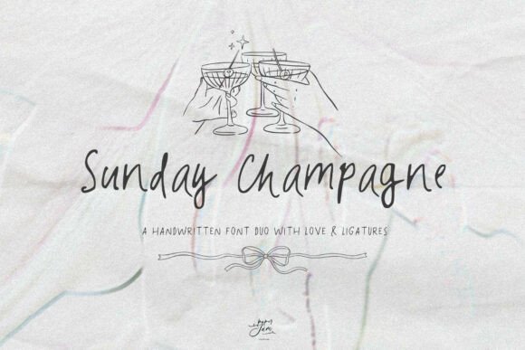 Sunday Champagne: The Elegant Font for Your Brand