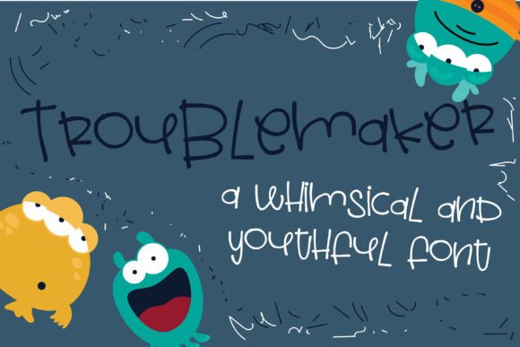 Troublemaker Family: A Chaotic Display Font Review