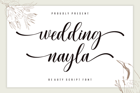 Wedding Nayla: An Elegant Script Font for Editorial Design